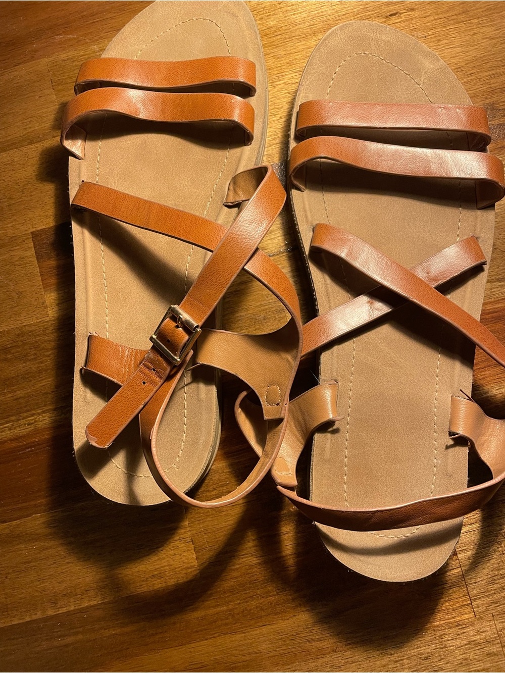 Brown Strappy Sandals women’s size 8